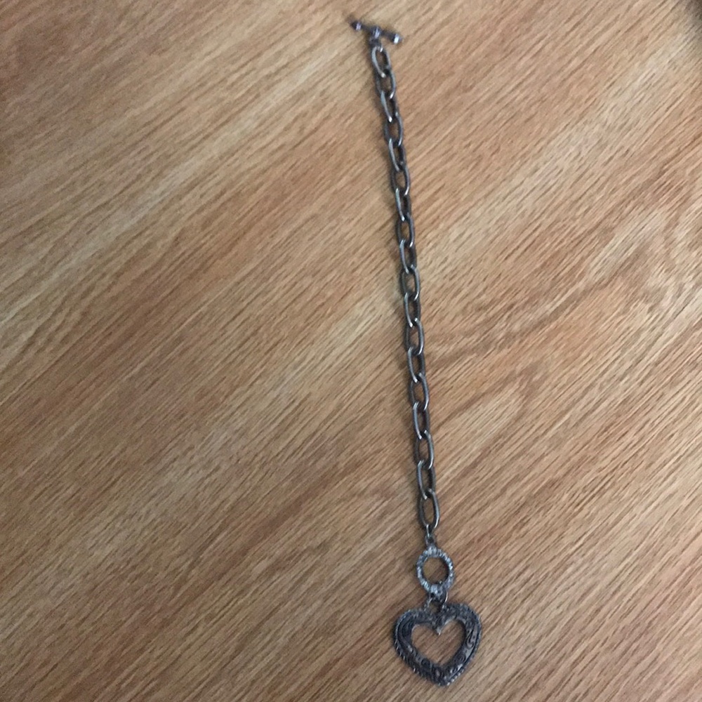 Silver chain bracelet